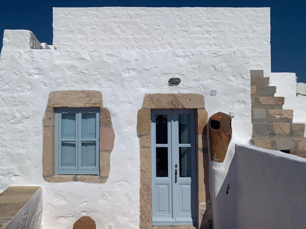 Boutique 19th-century house is a beautiful luxury rental located on top of Chora, Patmos, available on Azero Homes.