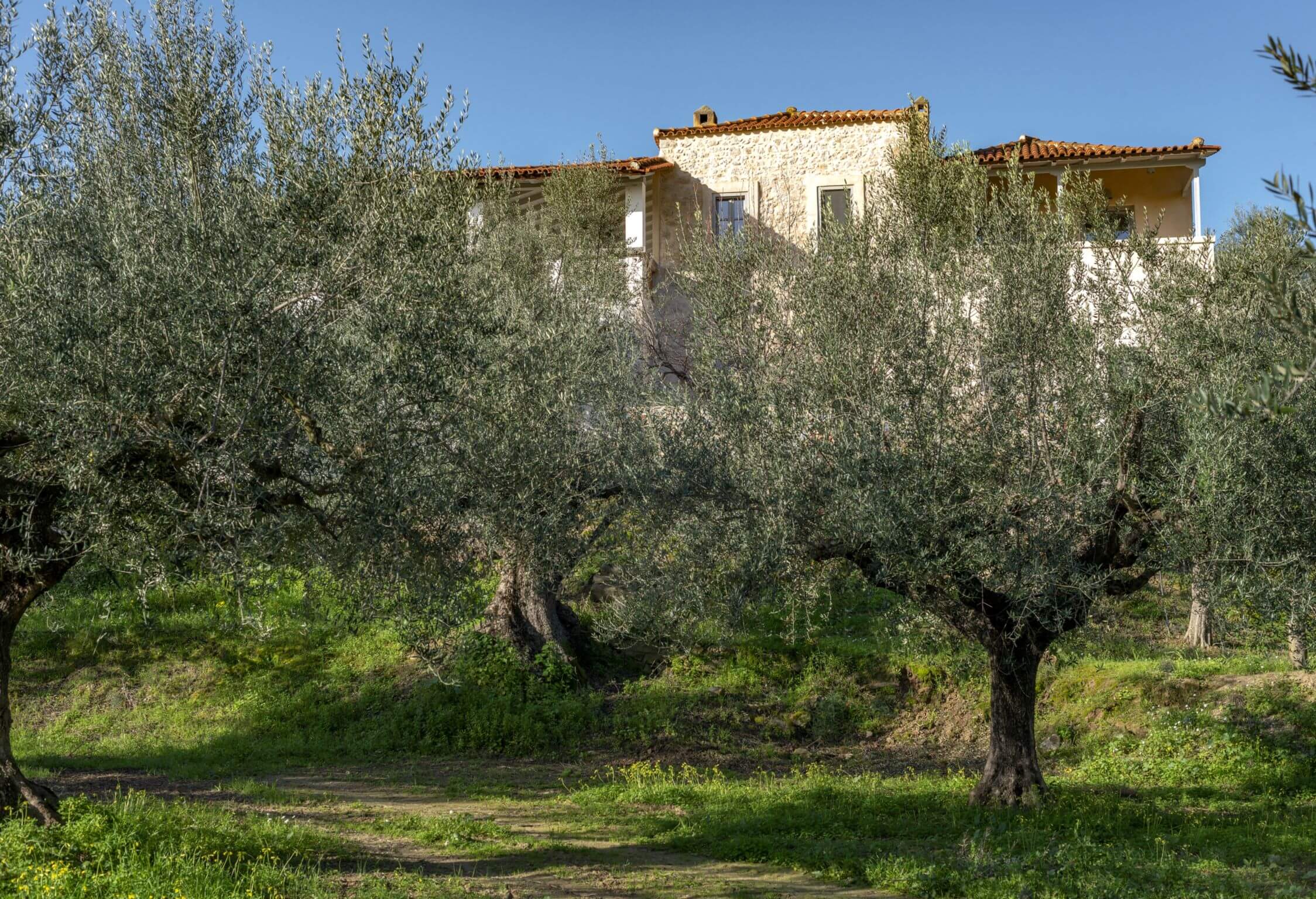 Villa Klotildi is a beautiful luxury rental in Mani, Peloponnese, available on Azero Homes.